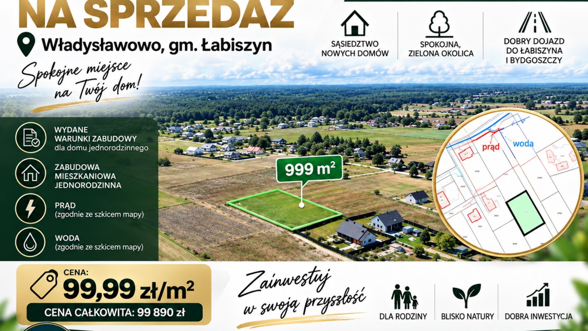 Działka na sprzedaż