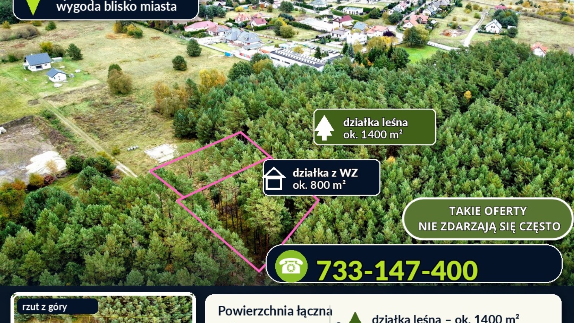 Działka na sprzedaż