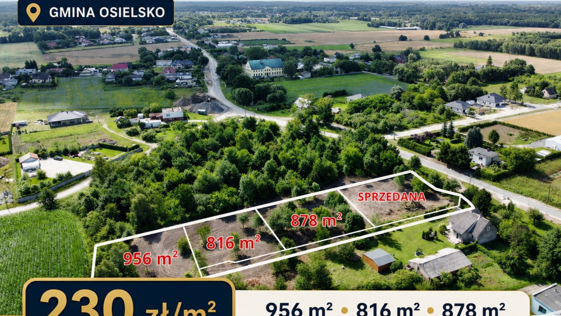 Działka na sprzedaż