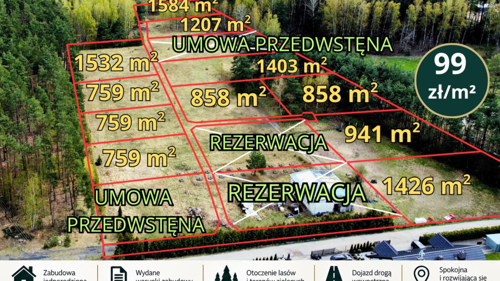 Działka na sprzedaż